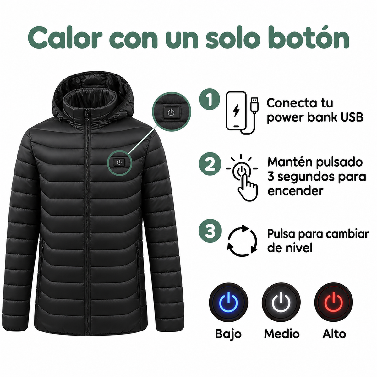 Chaqueta calefactable Termika™