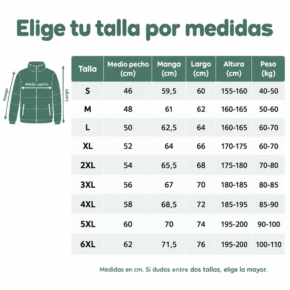 Chaqueta calefactable Termika™